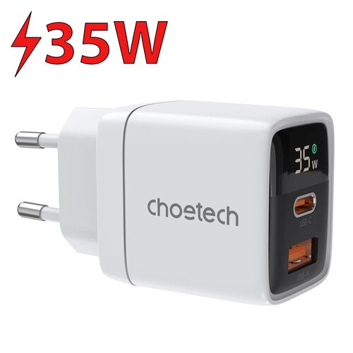 Ładowarka sieciowa CHOETECH PD6052 35W Biały