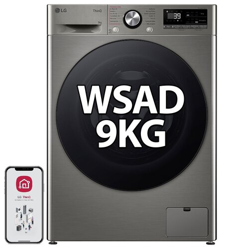 Pralka LG MF4W9072YP TurboWash™360 AI DD Steam Allergy Care 9kg 1400rpm