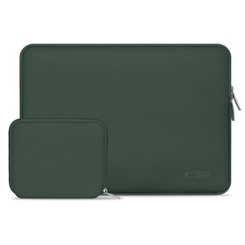 Etui na laptopa TECH-PROTECT Neoslim 15-16 cali Zielony + Torba na akcesoria