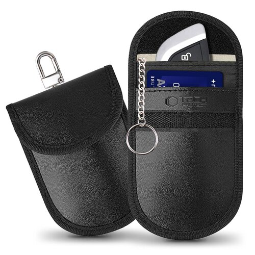 Etui z ochroną RFID na kluczyki TECH-PROTECT KLR100 Keyless RFID Signal Blocker Case Czarny