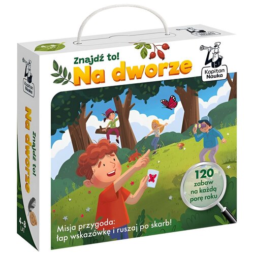 Karty edukacyjne KAPITAN NAUKA Znajdź to! Na dworze