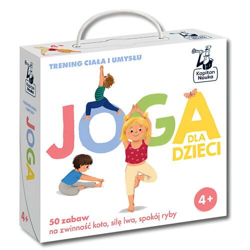 Karty edukacyjne KAPITAN NAUKA Joga dla dzieci Trening ciała i umysłu