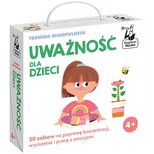 Karty edukacyjne KAPITAN NAUKA Uważność dla dzieci Trening mindfulness