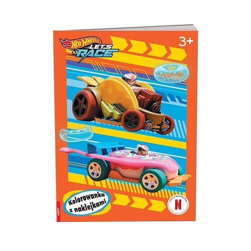 Kolorowanka Hot Wheels z Naklejkami (miękka okładka)