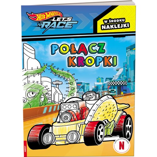 Kolorowanka Hot Wheels Połącz kropki (miękka okładka)