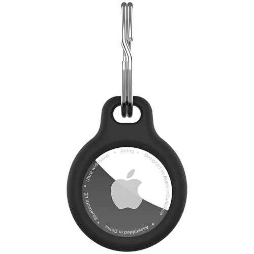 Etui FIXED Silky do Apple AirTag Czarny