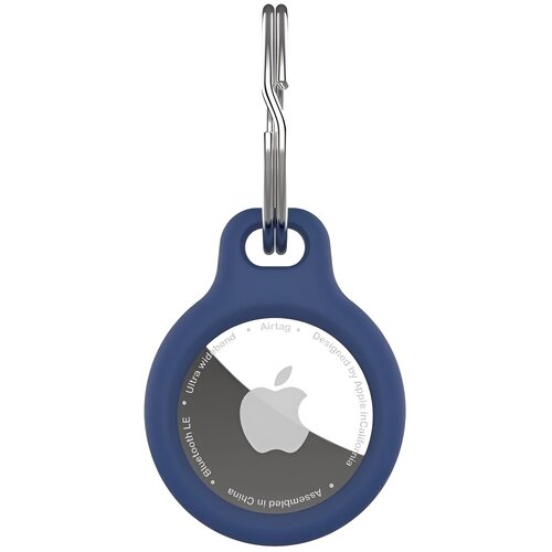 Etui FIXED Silky do Apple AirTag Niebieski