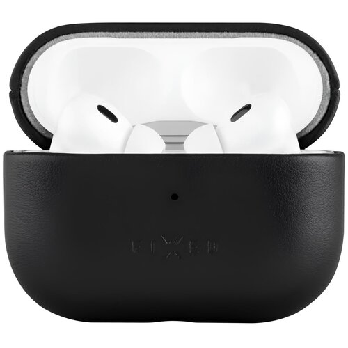 Etui na słuchawki FIXED Podsleather do APPLE AirPods 3 Czarny