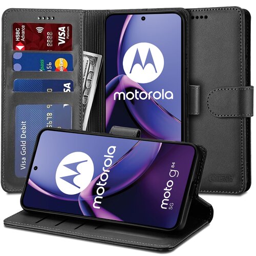 Etui TECH-PROTECT AirWallet do Motorola Moto G84 5G Czarny