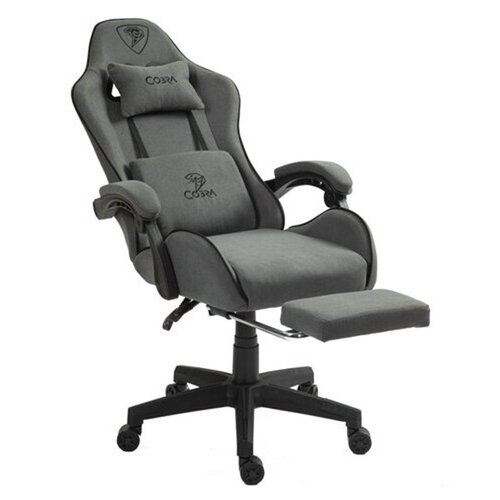 Fotel COBRA Player 5.0 CRF51 Szary + podnóżek