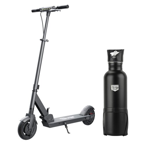 Hulajnoga elektryczna MOTUS Siver City 20km 250W 8" Czarny + Bidon termiczny FISCHER z uchwytem 86057 750 ml