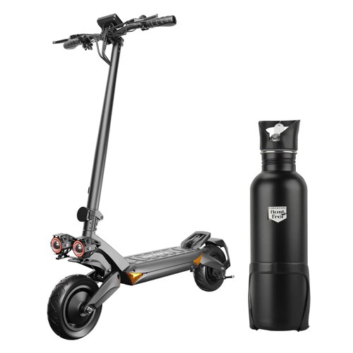 Hulajnoga elektryczna RUPTOR R6 V3 75km 2x800W Amortyzacja 10" Czarny + Bidon termiczny FISCHER z uchwytem 86057 750 ml
