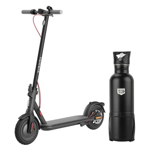 Hulajnoga elektryczna XIAOMI Scooter 4 NE 35km 300W 10" Czarny + Bidon termiczny FISCHER z uchwytem 86057 750 ml