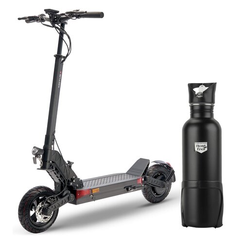 Hulajnoga elektryczna MOTUS Pro 10 70km 600W Amortyzacja 10" Czarny + Bidon termiczny FISCHER z uchwytem 86057 750 ml
