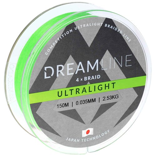 Plecionka MIKADO Dreamline Ultralight 0.035 mm / 150 m Zielony