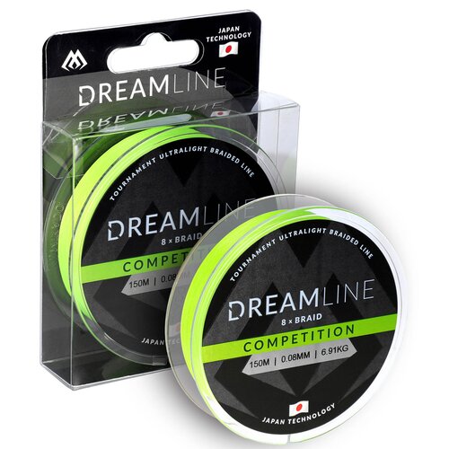 Plecionka MIKADO Dreamline Competition 0.08 mm / 150 m Zielony