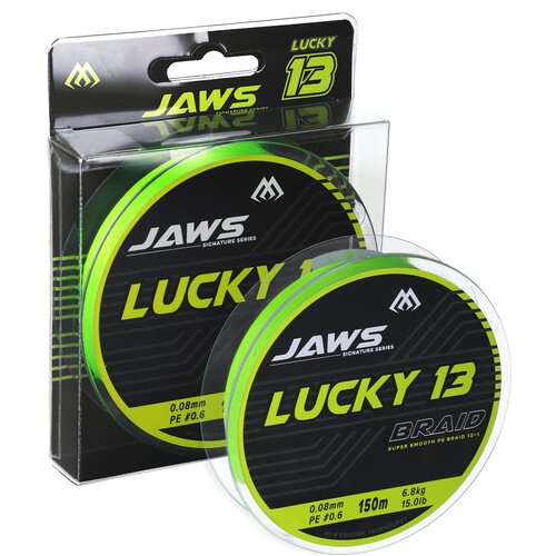 Plecionka MIKADO Jaws Lucky 13 0.10 mm / 150 m Jasnozielony