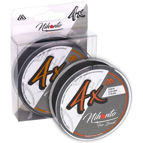 Plecionka MIKADO Nihonto Fine Braid 0.35 mm / 150 m Czarny