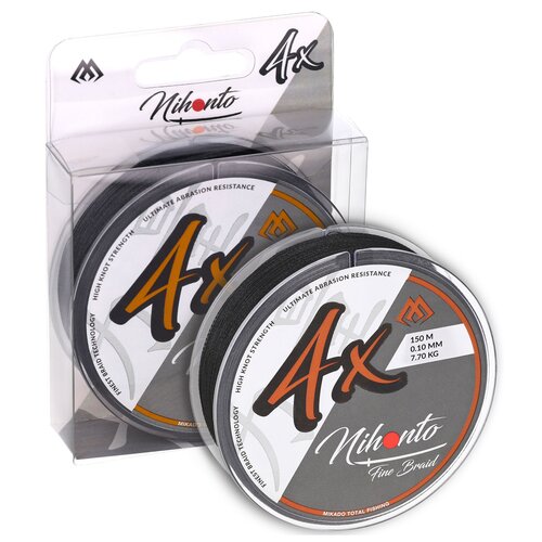 Plecionka MIKADO Nihonto Fine Braid 0.50 mm / 150 m Czarny