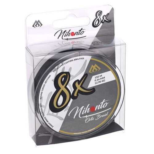 Plecionka MIKADO Nihonto Octa Braid 0.35 mm 150 m Czarny