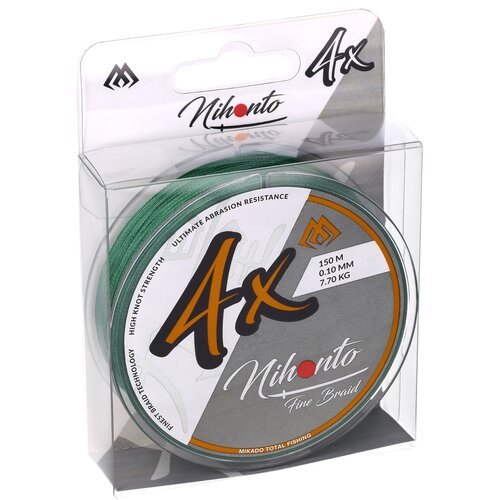 Plecionka MIKADO Nihonto Fine Braid 0.10 mm / 150 m Zielony