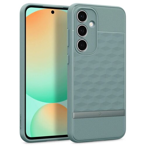Etui CASEOLOGY Parallax do Samsung Galaxy S24 FE Zielony