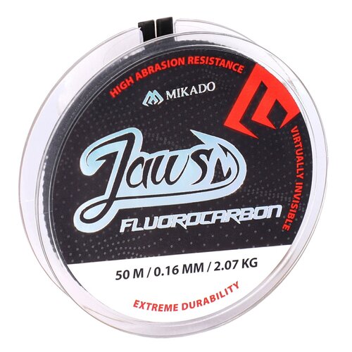 Żyłka MIKADO Fluorocarbon JAWS 0.18 mm / 50 m Transparentny