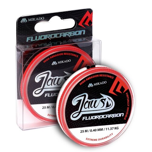 Żyłka MIKADO Fluorocarbon JAWS 0.45 mm / 25 m Transparentny