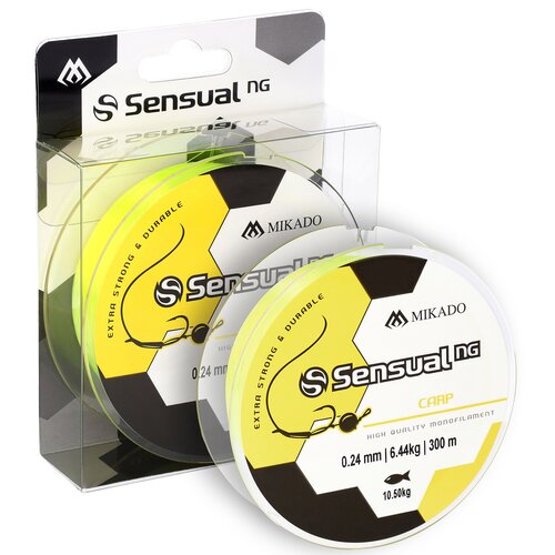 Żyłka MIKADO Sensual N.G Carp 0.35 mm / 300 m Żółty