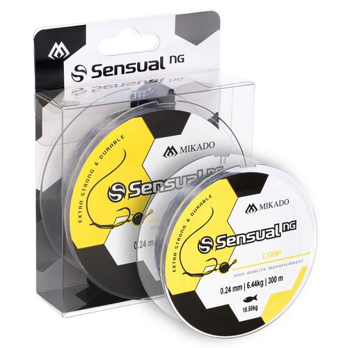 Żyłka MIKADO Sensual N.G Carp 0.33 mm / 300 m Transparentny