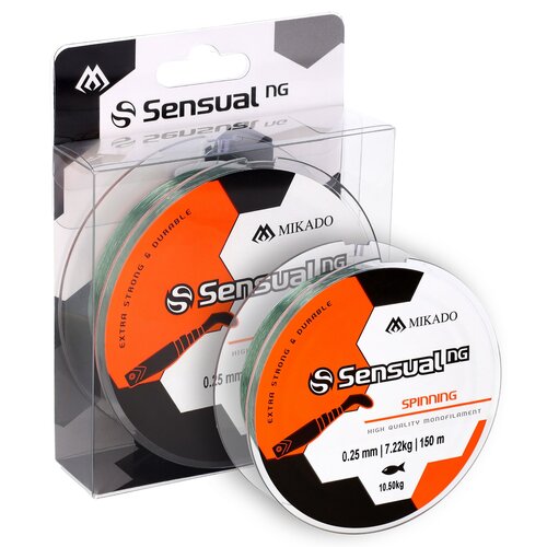 Żyłka MIKADO Sensual N.G Spinning 0.22 mm / 150 m Jasnozielony