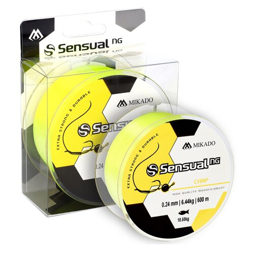Żyłka MIKADO Sensual N.G Carp 0.45 mm / 600 m Żółty