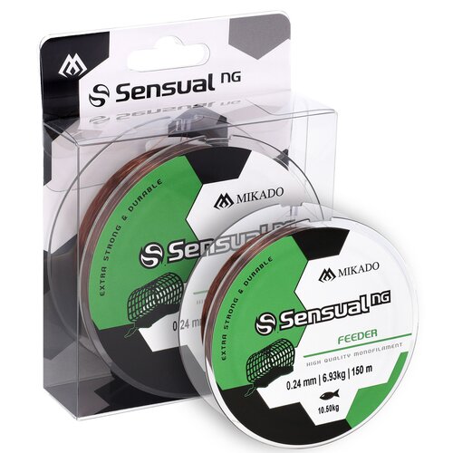 Żyłka MIKADO Sensual N.G Feeder 0.22 mm / 150 m Brązowy