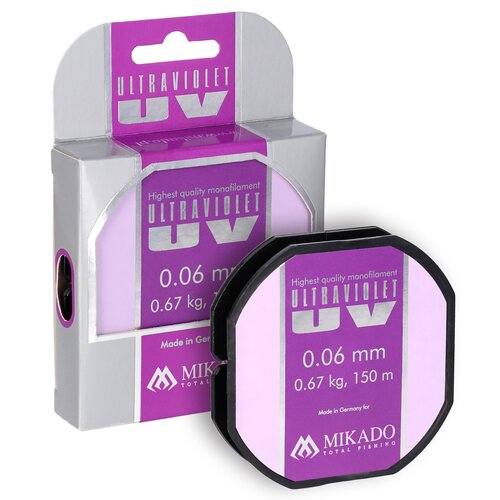 Żyłka MIKADO Ultraviolet 0.08 mm / 150 m Transparentny
