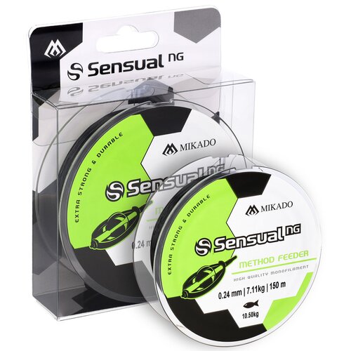 Żyłka MIKADO Sensual N.G Feeder 0.18 mm / 150 m Czarny