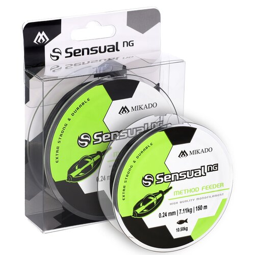 Żyłka MIKADO Sensual N.G Feeder 0.26 mm / 150 m Czarny
