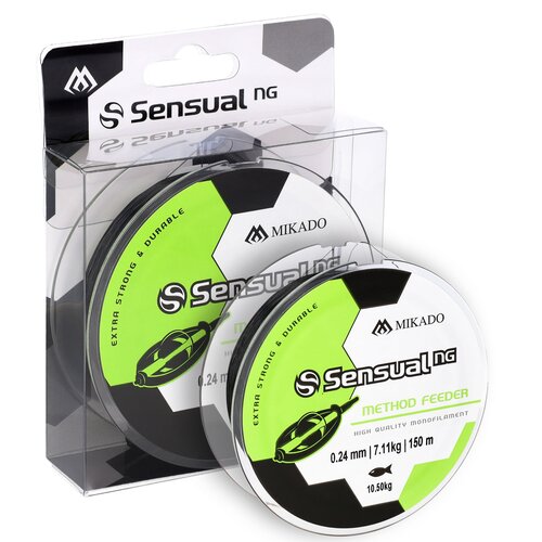 Żyłka MIKADO Sensual N.G Feeder 0.30 mm / 150 m Czarny