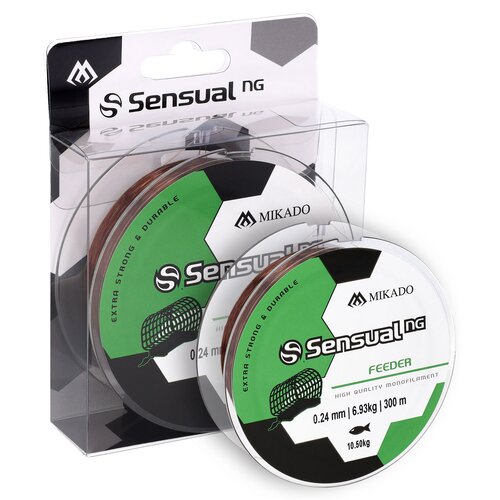 Żyłka MIKADO Sensual N.G Feeder 0.30 mm / 300 m Brązowy