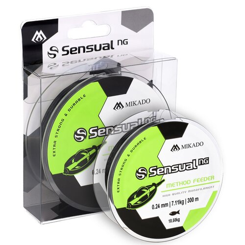Żyłka MIKADO Sensual N.G Feeder 0.24 mm / 300 m Czarny