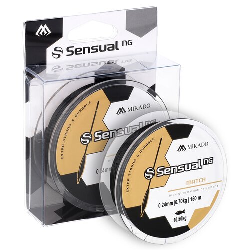 Żyłka MIKADO Sensual N.G Match 0.14 mm / 150 m Czarny