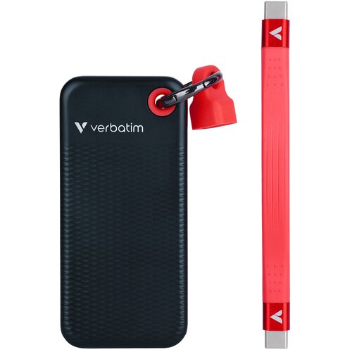Dysk VERBATIM Pocket 1TB SSD Czarno-czerwony