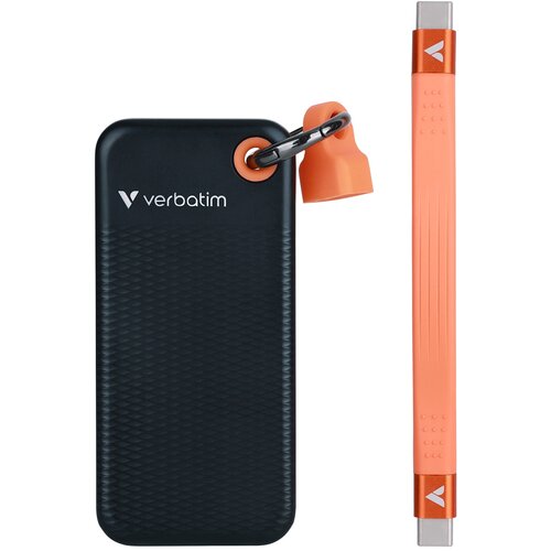Dysk VERBATIM Pocket 2TB SSD Czarno-pomarańczowy