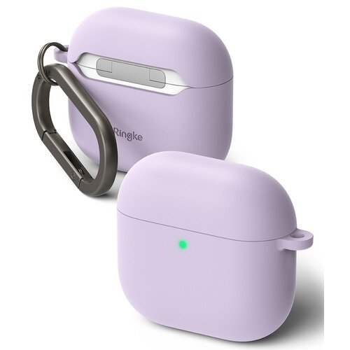 Etui na słuchawki RINGKE Silicone do Apple Airpods 4 Fioletowy