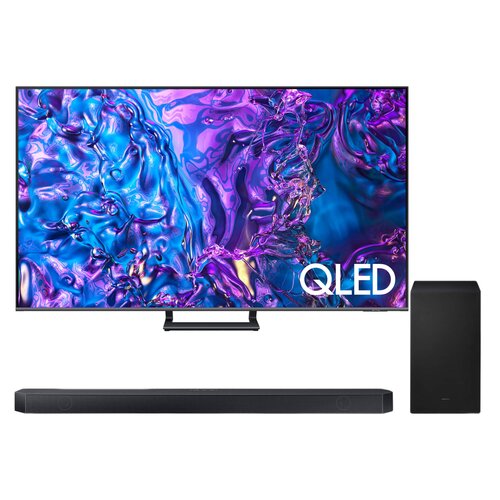 Telewizor SAMSUNG QE65Q74D 65" QLED 4K 120Hz Tizen TV Dolby Atmos HDMI 2.1 + Soundbar SAMSUNG HW-Q700D EN