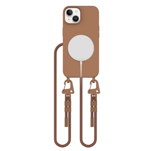 Etui TECH-PROTECT MagNecklace MagSafe do Apple iPhone 13 Brązowy