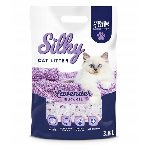 Żwirek dla kota CALITTI Silky Micro Lawendowy 3.8 L