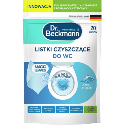 Listki do wc DR BECKMANN Magic Leaves Ocean Breeze (20 sztuk)