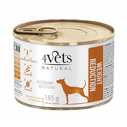 Karma dla psa 4VETS NATURAL Weight Reduction 185 g