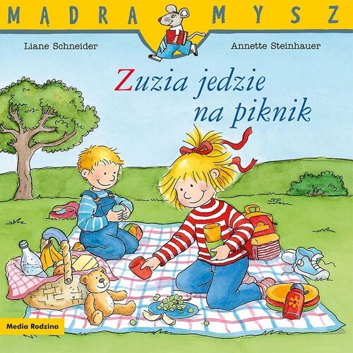 Książka Mądra Mysz Zuzia jedzie na piknik Liane Schneider (miękka okładka)
