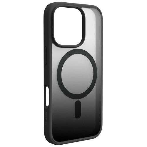 Etui PURO Gradient MagSafe do Apple iPhone 16 Pro Max Czarny